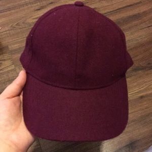 Red velvet hat